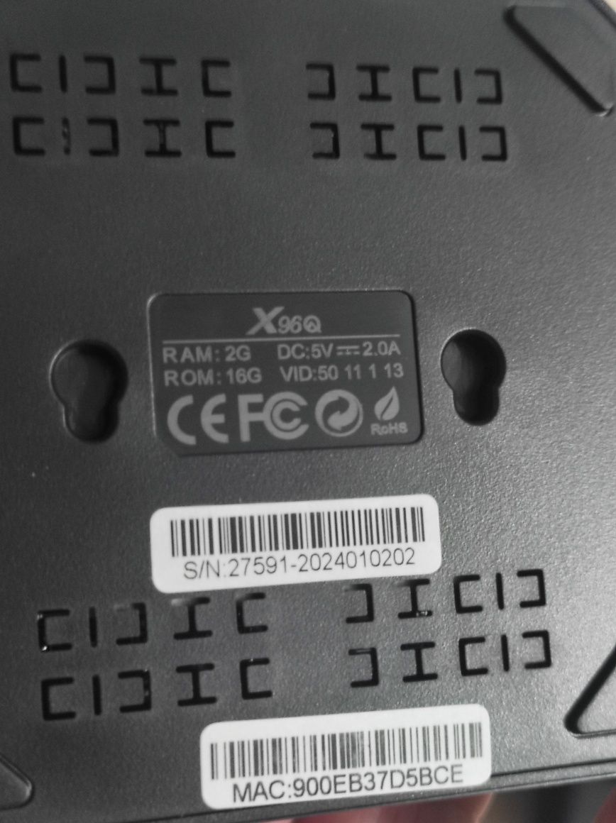 Смарт приставка X96 Q новая 2/16 android 10