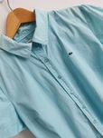Lacoste koszula krótki rękaw damska logowana XL