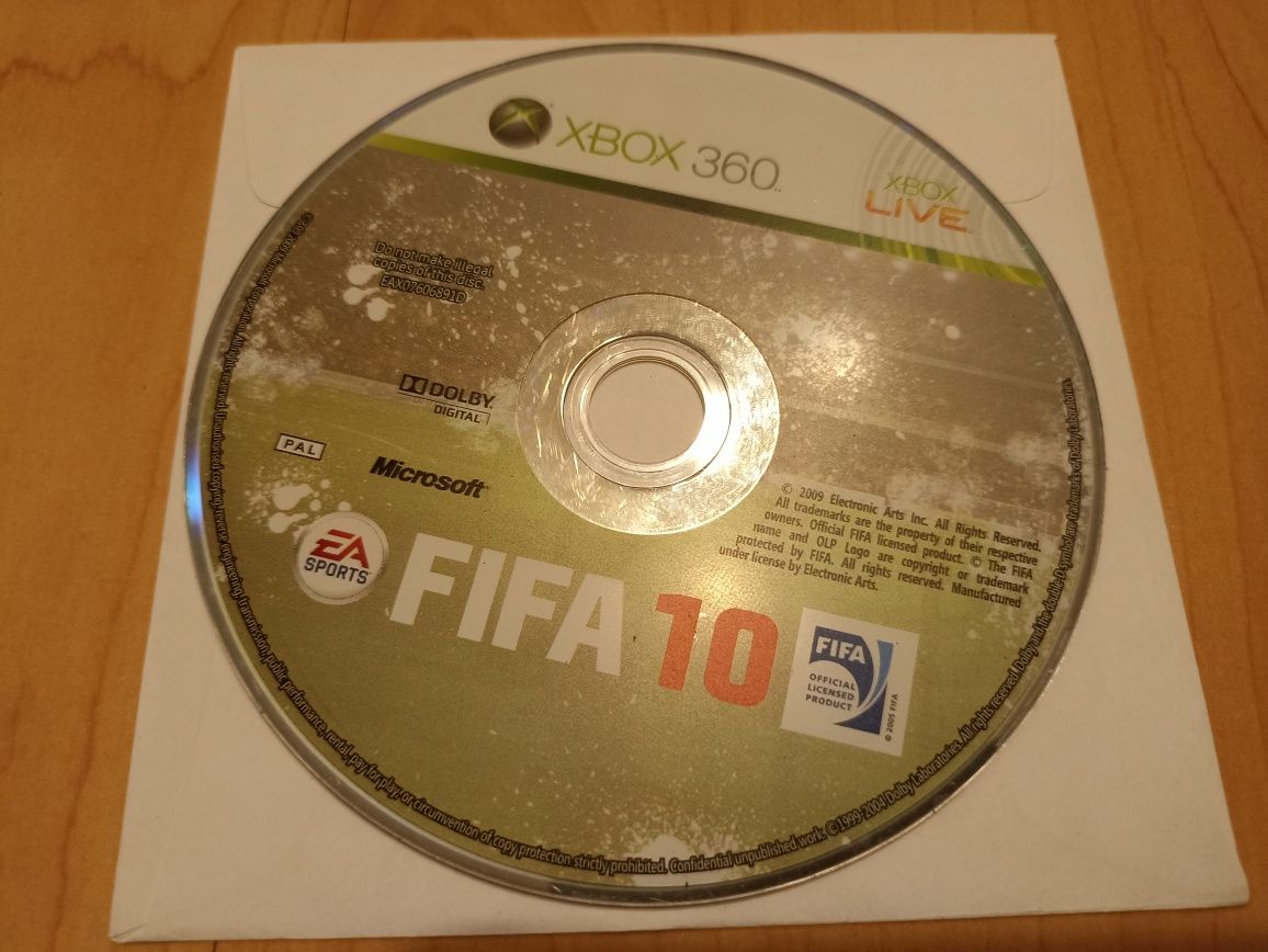 Zestaw 10 gier FIFA - Xbox 360