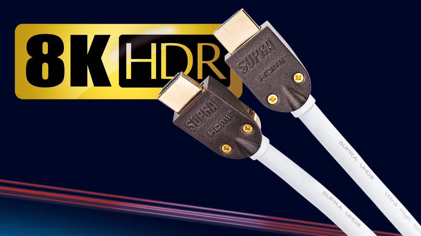 Кабель Supra HDMI-HDMI 2.1 UHD8K 2M