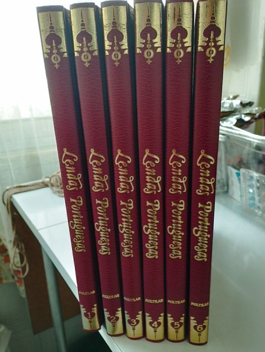 Coleção de 6 livros "Lendas Portuguesas" da autora Fernanda Frazão