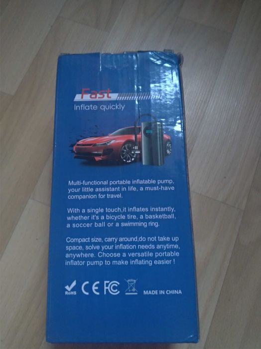 Насос електричний акумуляторний автонасос Компресор