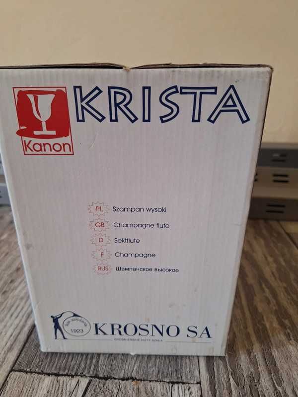 Kieliszki do szampana x6 150 szampan zestaw komplet kieliszków Krosno