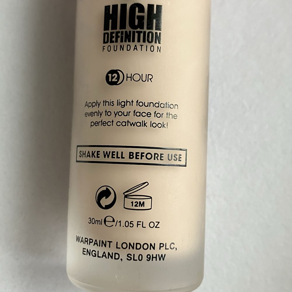 Podkład HD Foundation W7 ivory