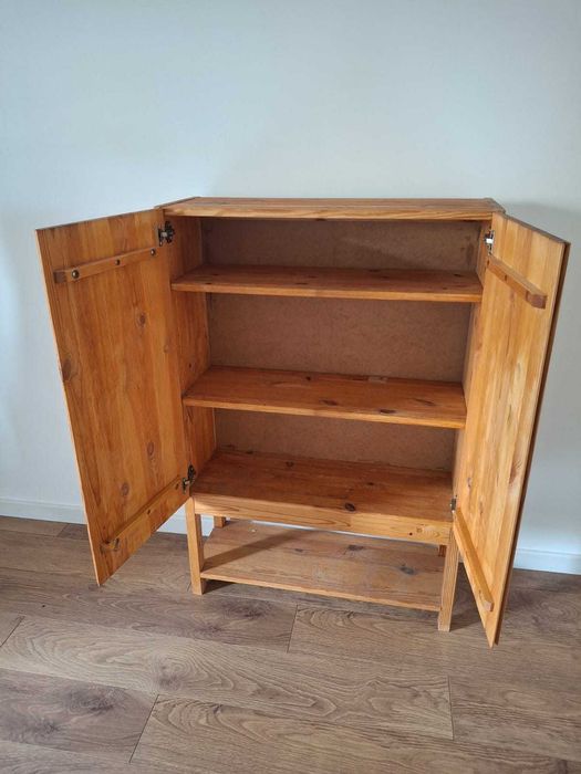 Armário de armazenamento de madeira (Ikea IVAR)