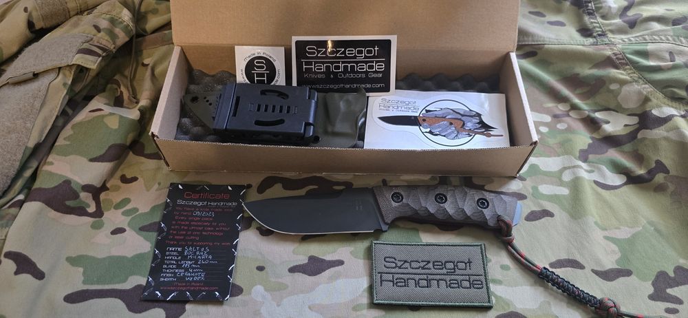 Nóż, Szczegot Handmade, nowy