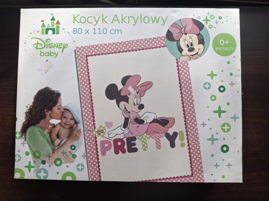 Kocyk akrylowy 80x 110 cm Myszka Minnie