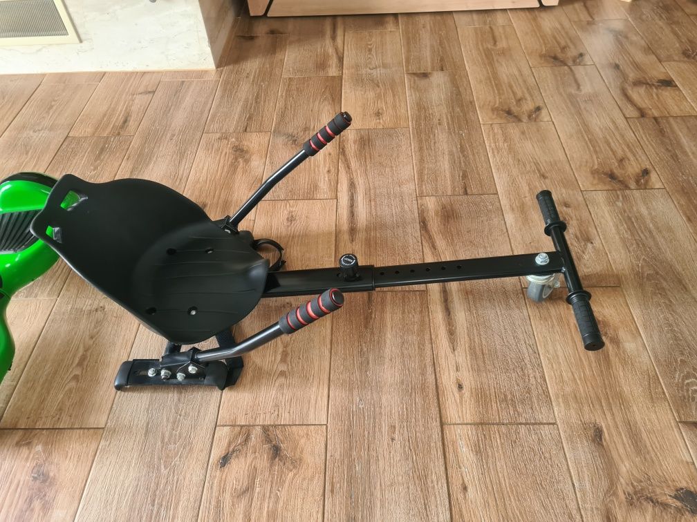 Deskorolka elektryczna Hoverboard zielona z nakładką