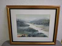 António Neves aguarela quadro pintura Douro.?