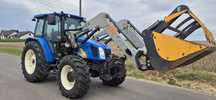 New Holland T5040 tuz tur+łyżko-krokodyl 2012r idealny stan oryginał