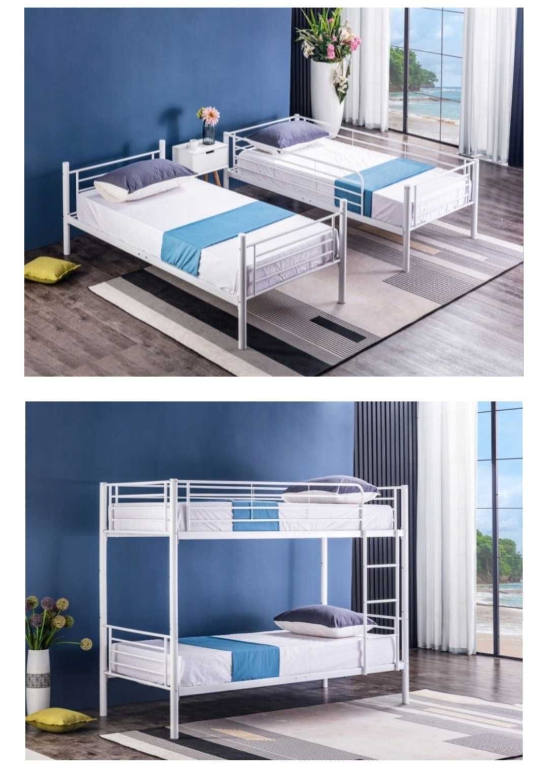 Łóżko piętrowe lub rozkładane na dwa części