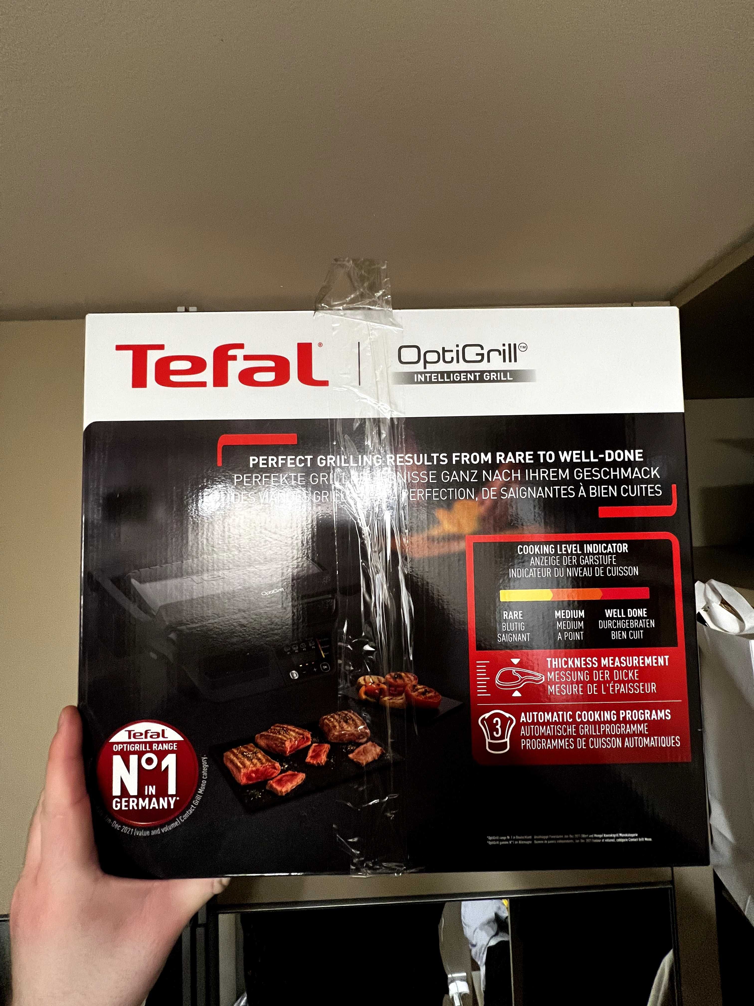 Гриль-барбекю електричний Tefal GC7P0810 OptiGrill