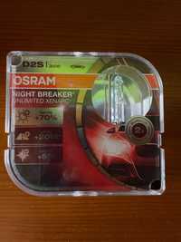 Osram D2S 35W Night breaker Unlimited Xenarc Nova na caixa