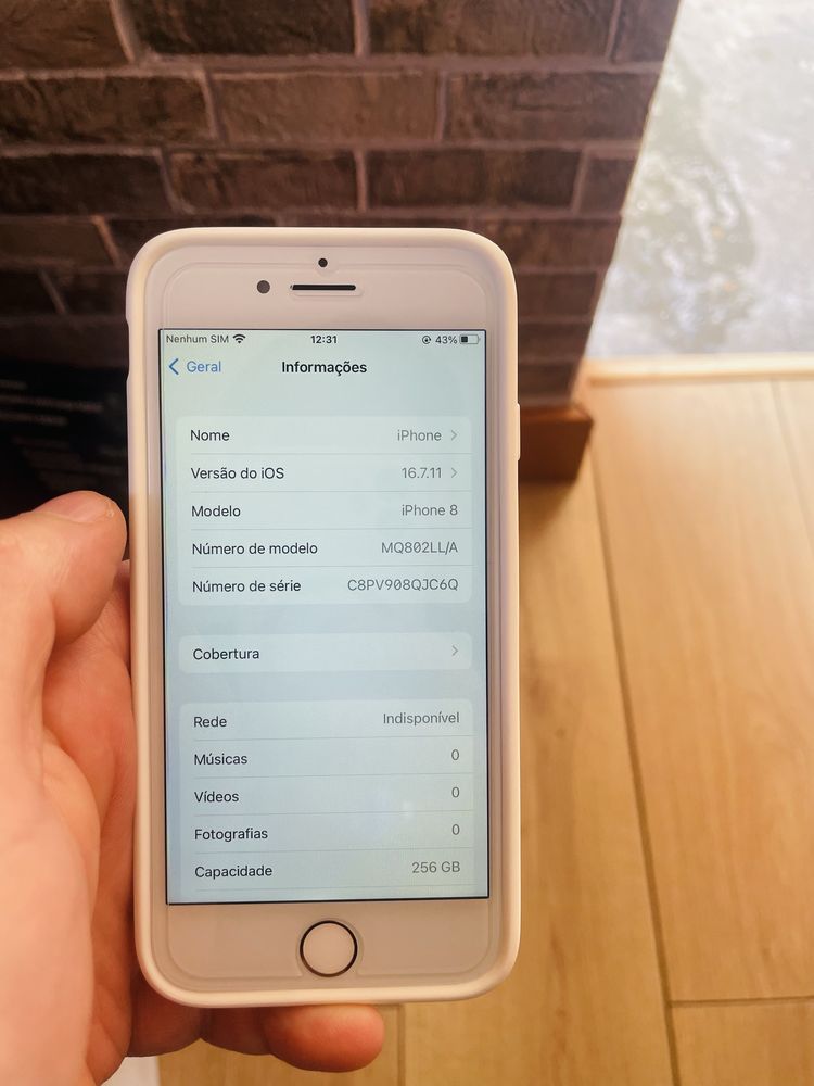 Iphone 8 256GB Silver