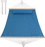 Двомісний гамак SOFT блакитний XXL 200x140 з планками WCG