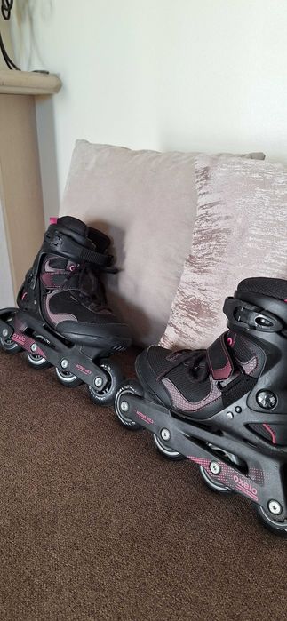 Patins em Linha oxelo em bom estado, tamanho 37