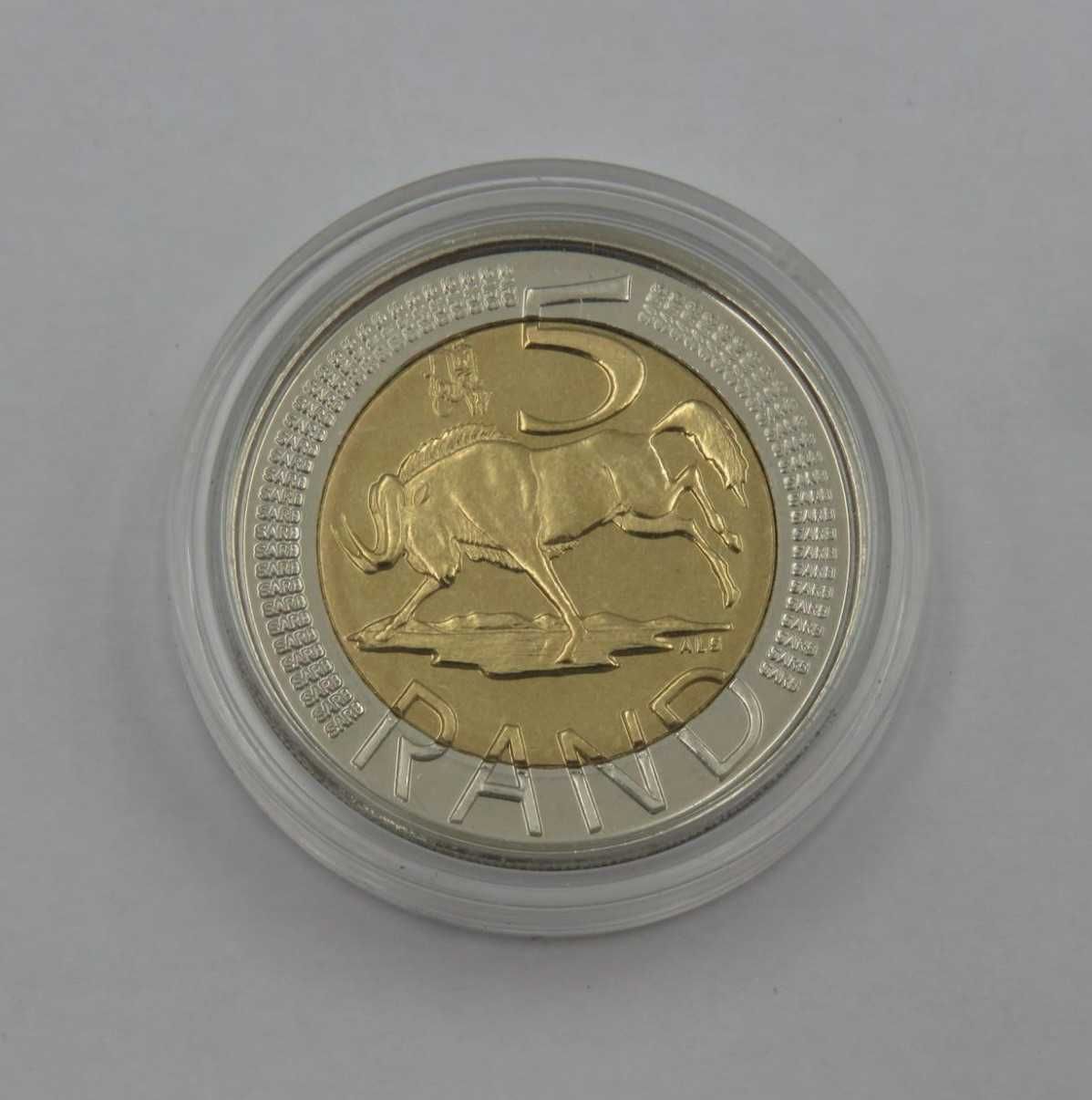 Moeda R5 de edição limitada sul-africana de 2012 (Preço reduzido!)