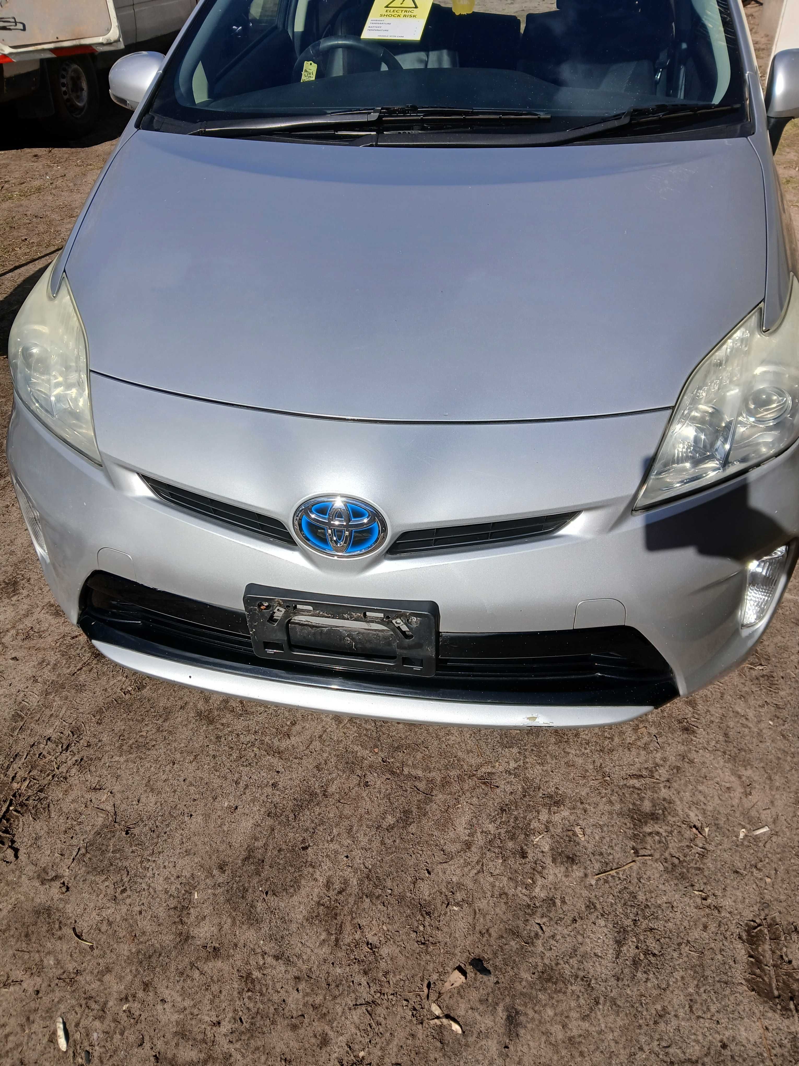 Zderzak maska blotniki lampy przod Toyota Prius 3 III Lift 1F7 13-15