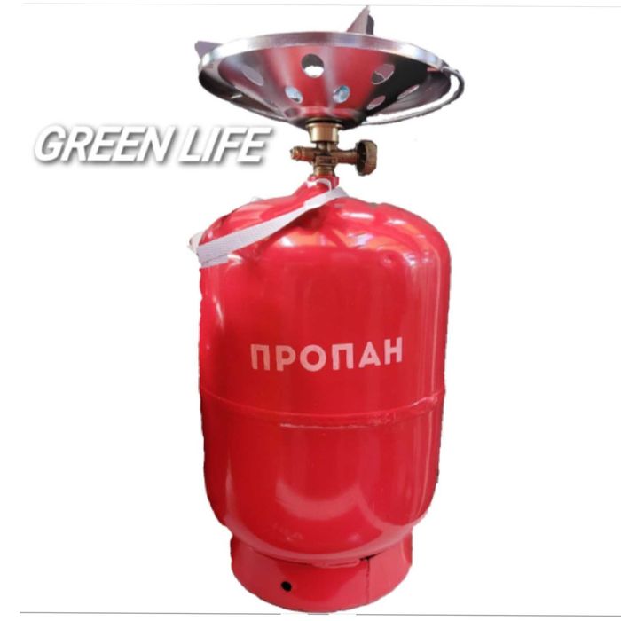 Газові туристичні балони 5л, 8л, 10, 15л із пальником