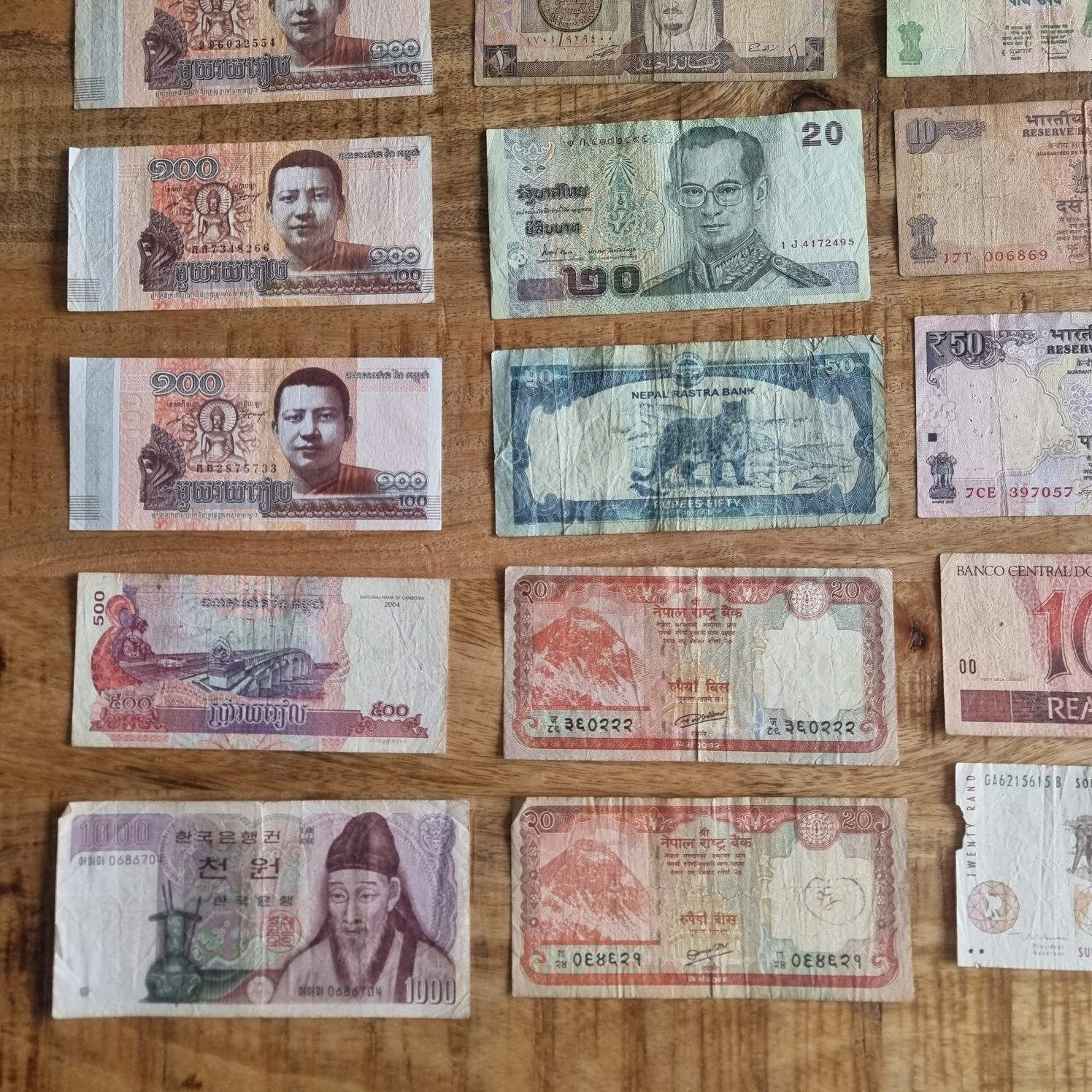 Banknoty papierowe Świat