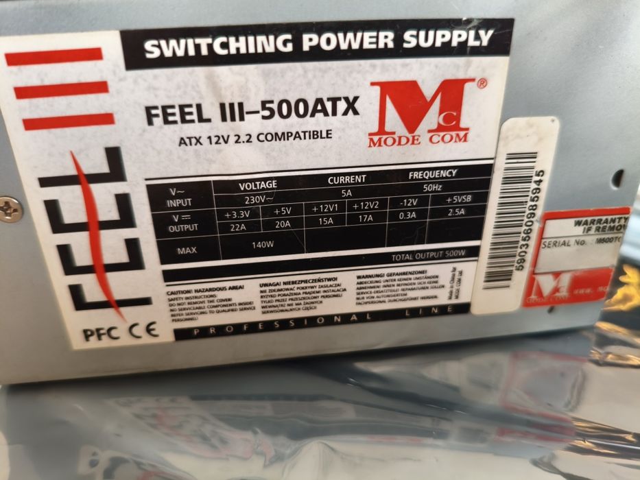 Zasilacz FEEL III-500ATX