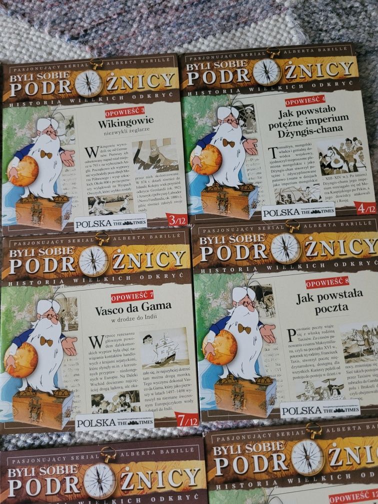 12 płyt VCD byli sobie podróżnicy dla dzieci