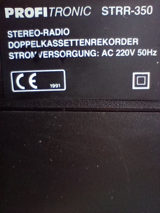 Radiomagnetofon profitronic