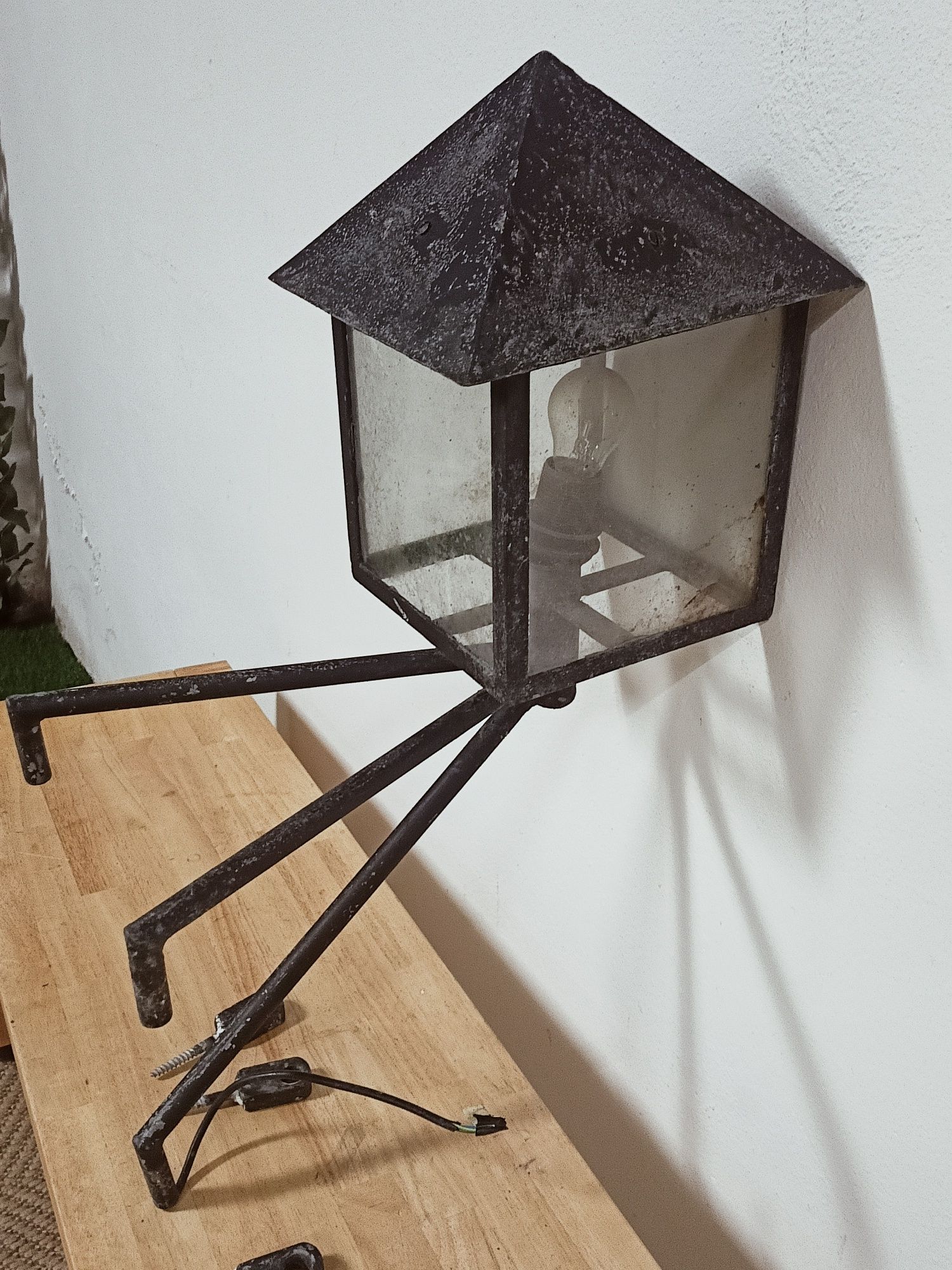 Lampa zewnętrzna,kinket- vintage.
