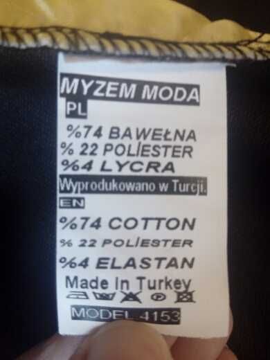 kamizelka pikowana złota 48/50 XL h&m