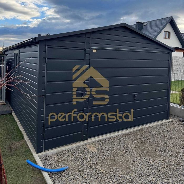 Garaże Blaszane . Konstrukcje Stalowe . Wiaty Śmietnikowe . Hale .