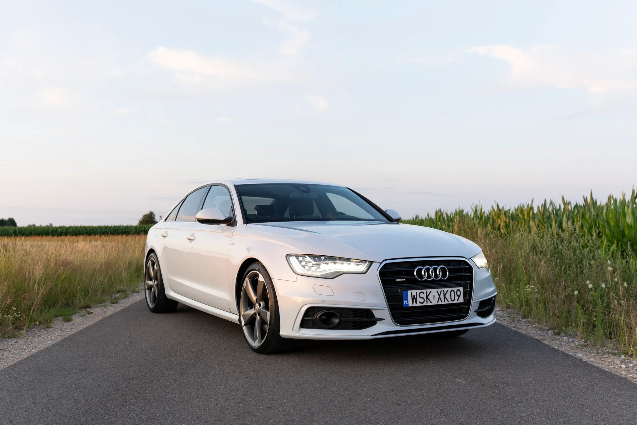 Audi A6 S-Line, Quattro, adaptacyjny tempomat, LED, Bose