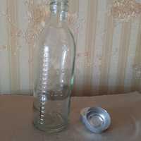 Бутылка стекляная мерная с узким горлом