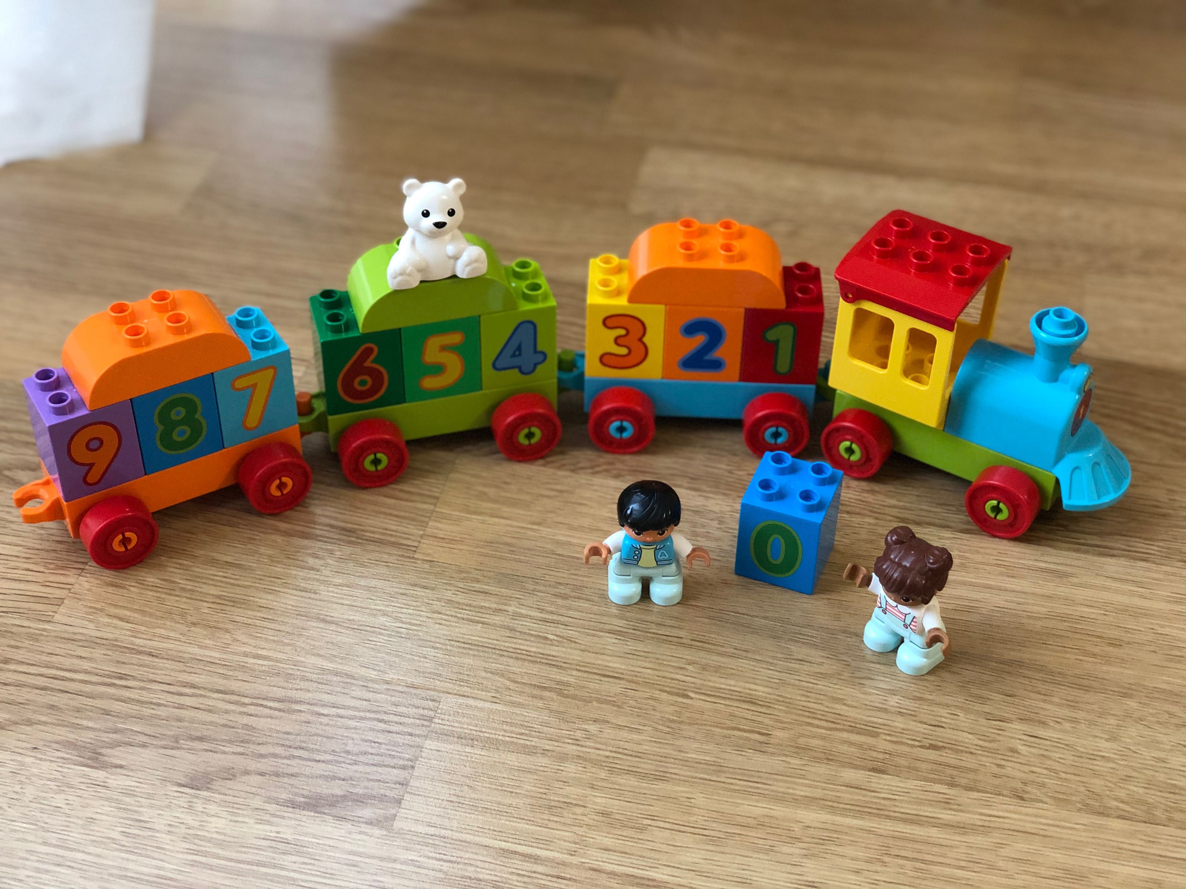 Конструктор LEGO DUPLO Потяг із цифрами – вчимося рахувати