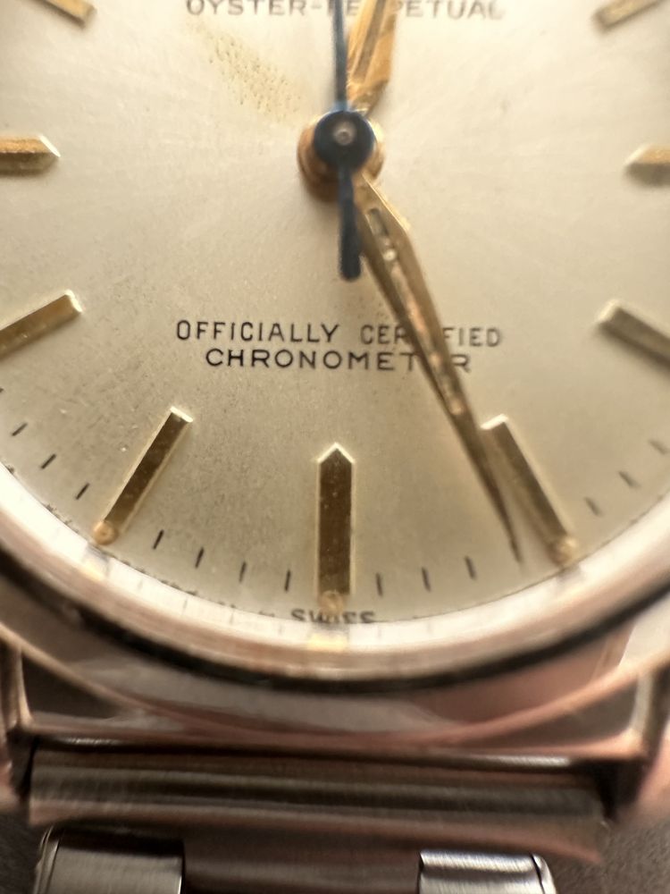 Rolex oyster perpetual bubble back