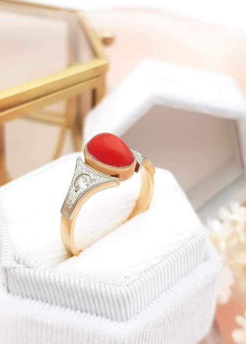 Pierścionek złoty. 14K