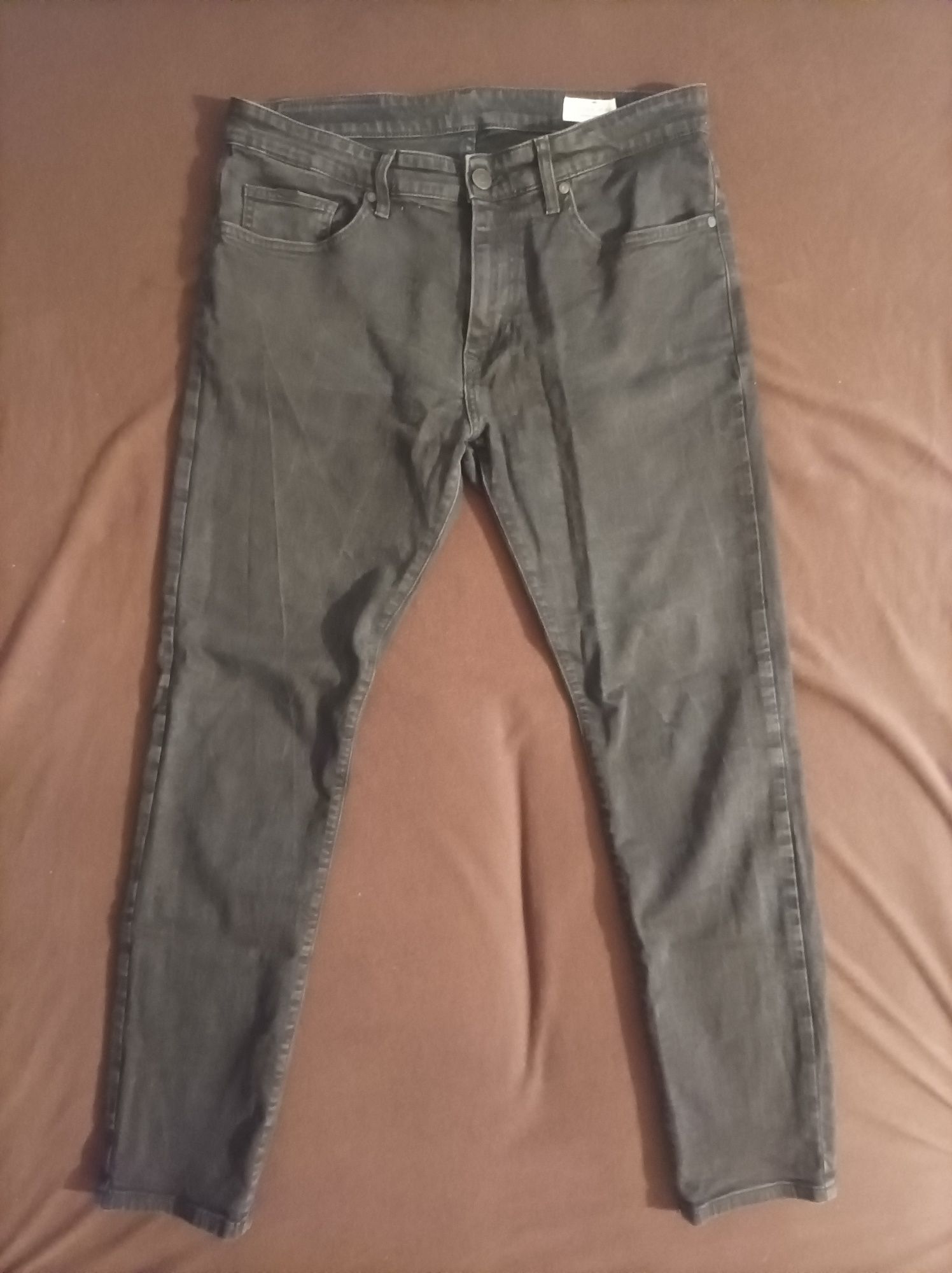 Spodnie meskie jeans czarne cross jeans