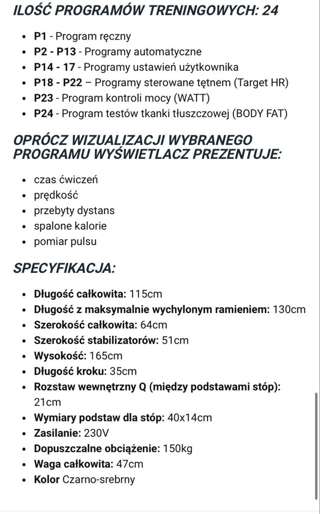 Sapphire orion orbitrek sg-550e jak nowy !