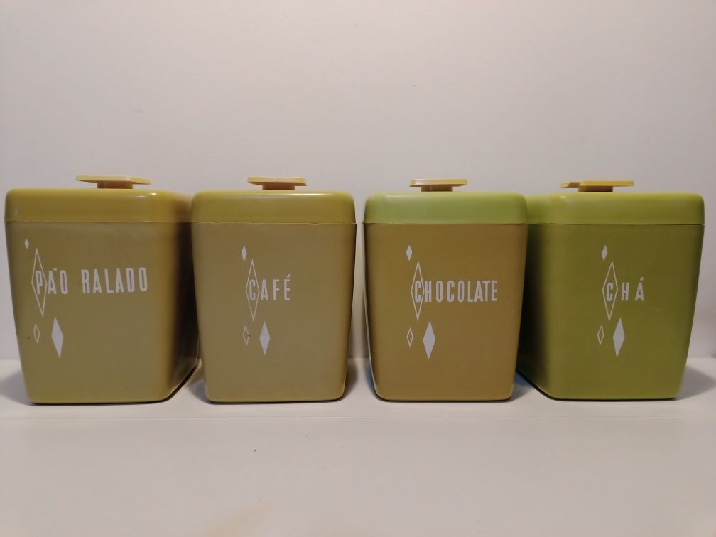 Conjunto de 22 peças antigas Vintage de cozinha