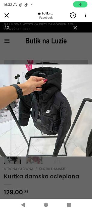 Kurtka damska z kapturem