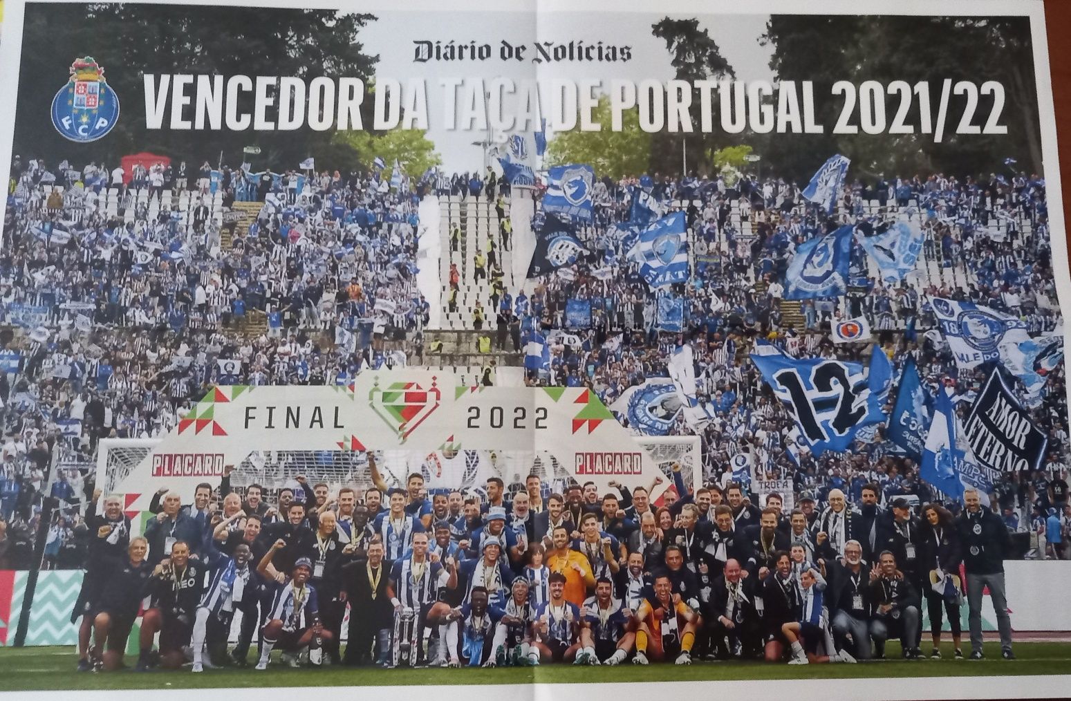 poster F. C. Porto taça de Portugal 2021/22