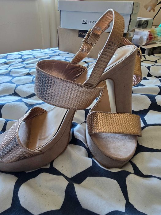 Sandalias rosa nude maripaz