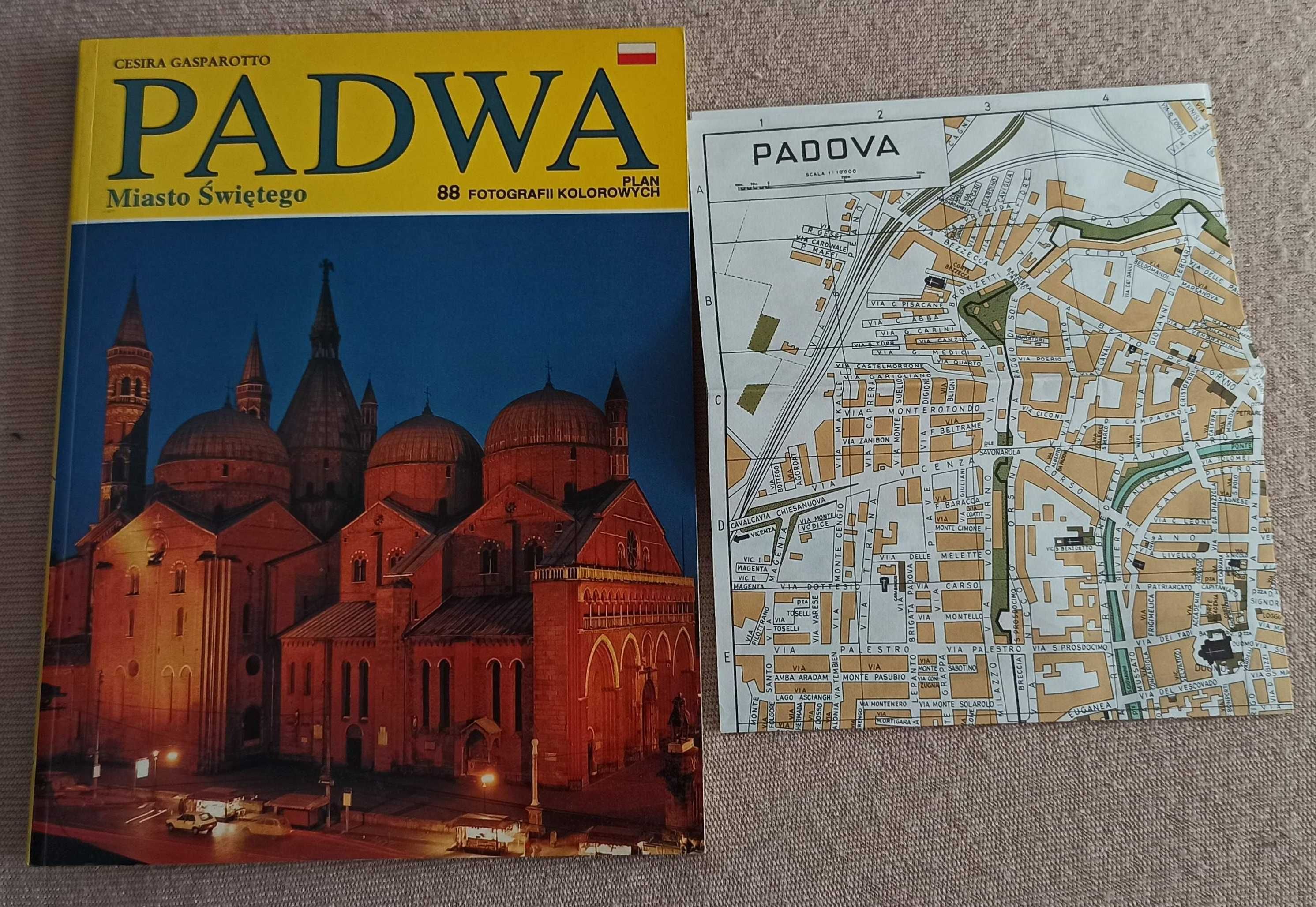 Padwa - Miasto Świętego - album z pięknymi zdjęciami + plan miasta