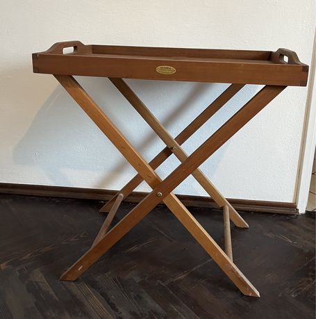 Stolik składany stoliczek drewno