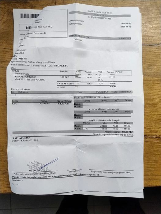 Smartwach dziecięcy Garett Kids Essa 4G