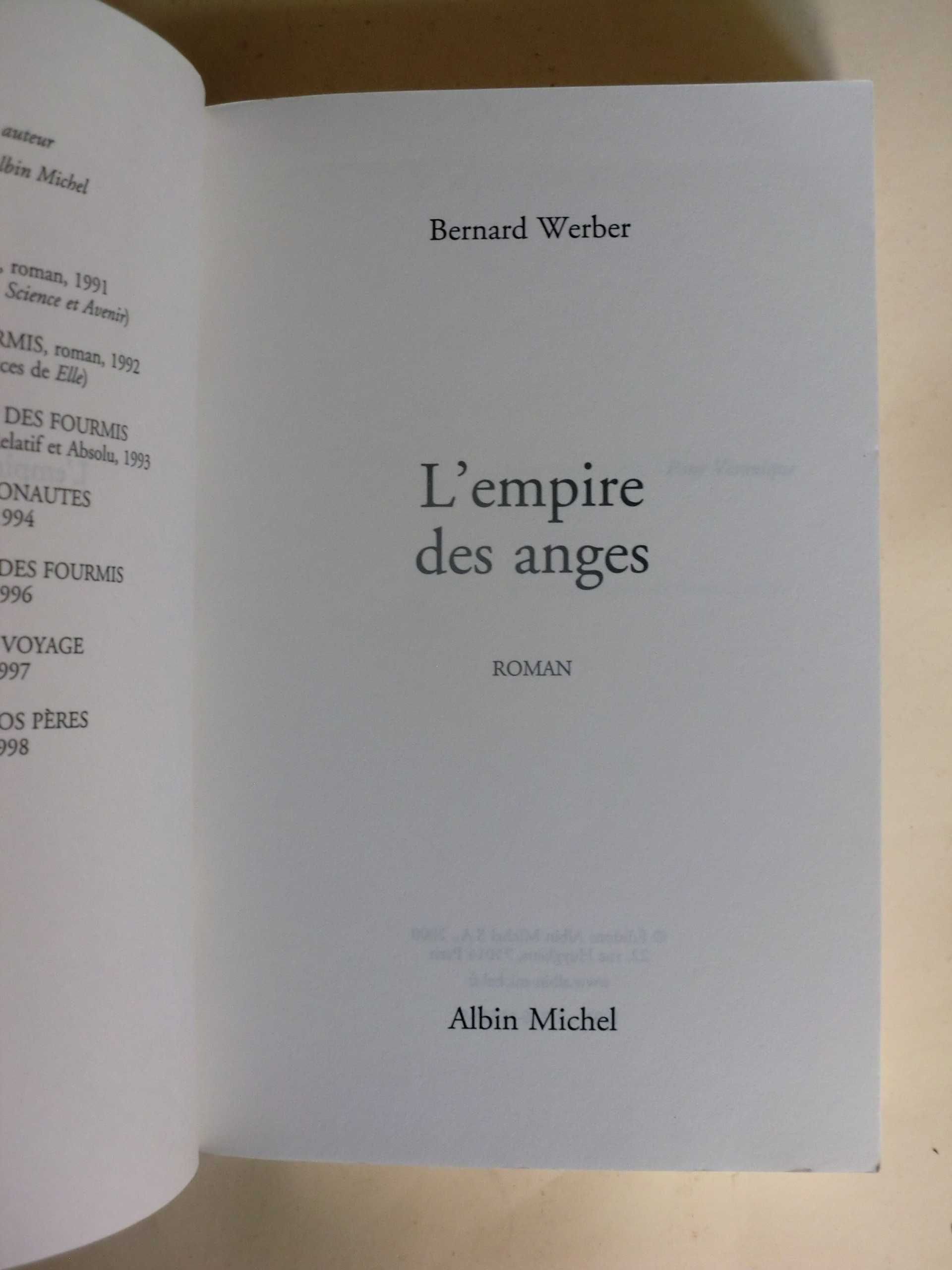 L`Empire des Anges
de Bernard Werber