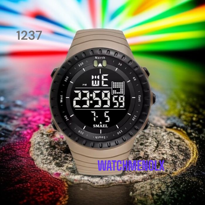 Zegarek sportowy SMAEL 1237 WR50M khaki