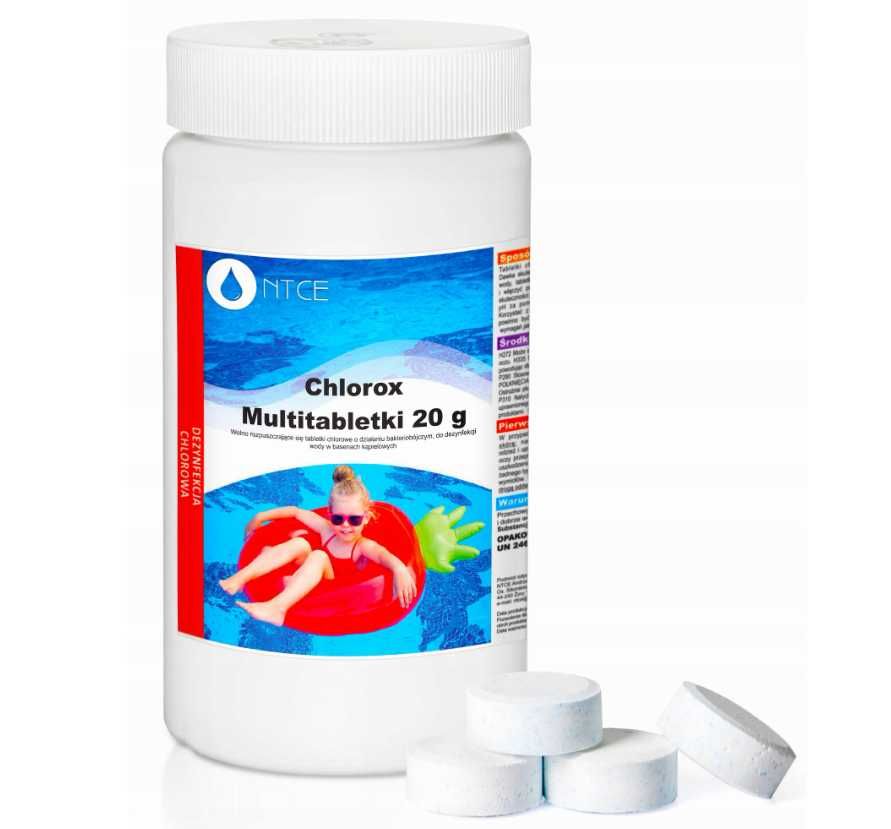chemia basenowa CHLOR BASENOWY  do basenu jacuzzi pH- pH+