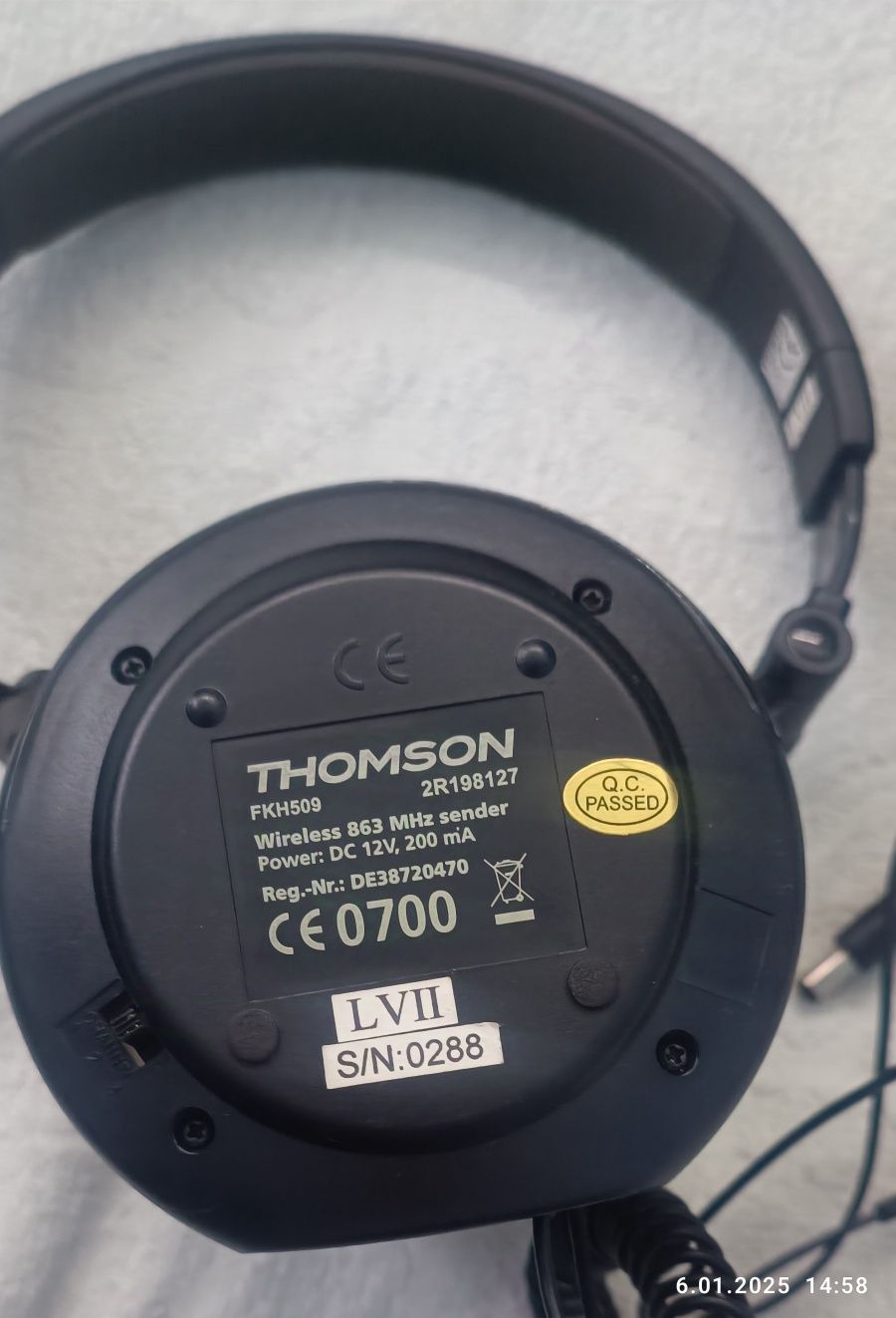 Słuchawki bezprzewodowe Thompson FKH 509