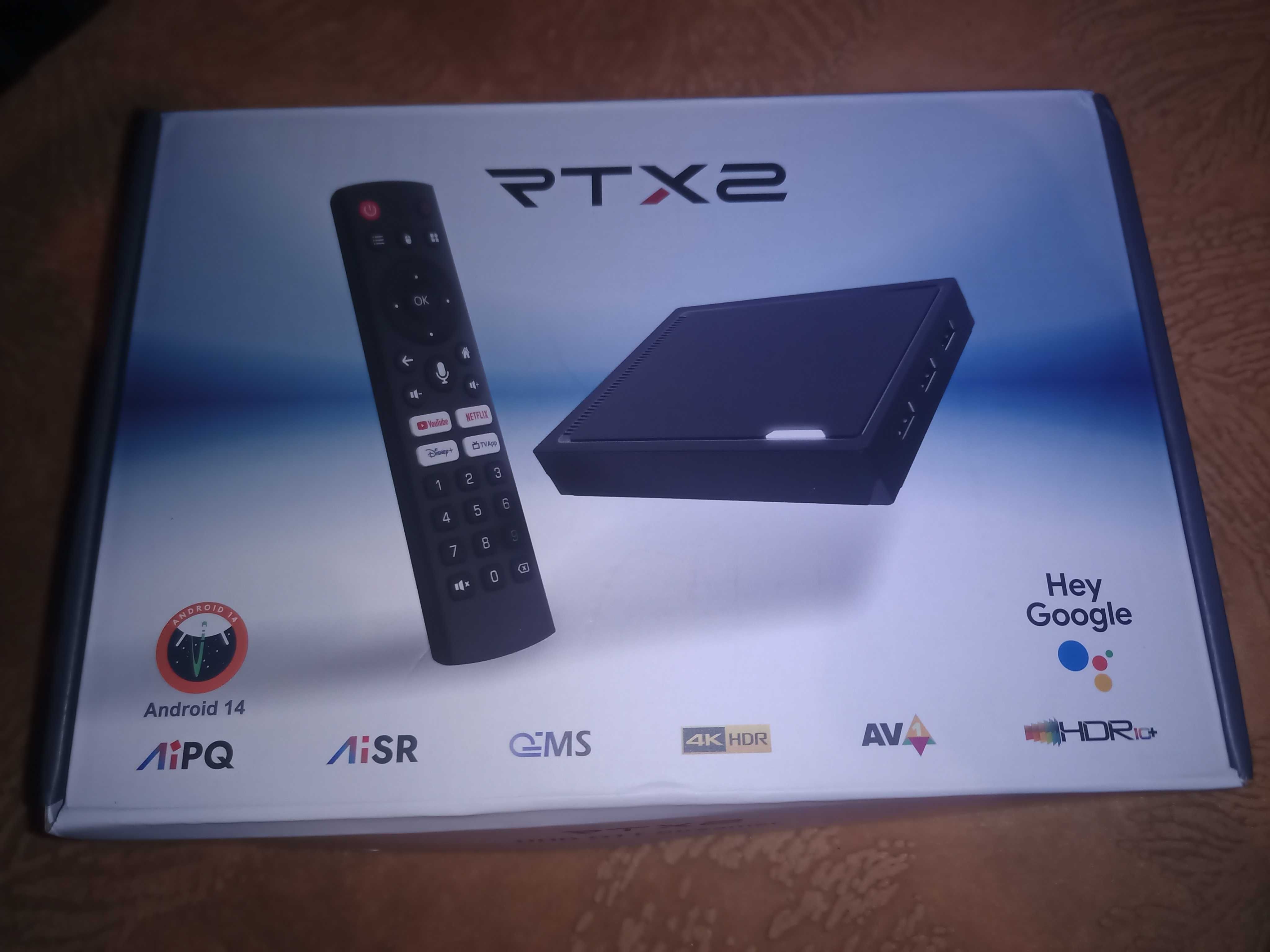 4/64Gb Android 14 ATV, RT-X2 RTD1325 тв приставка, смарт та бокс