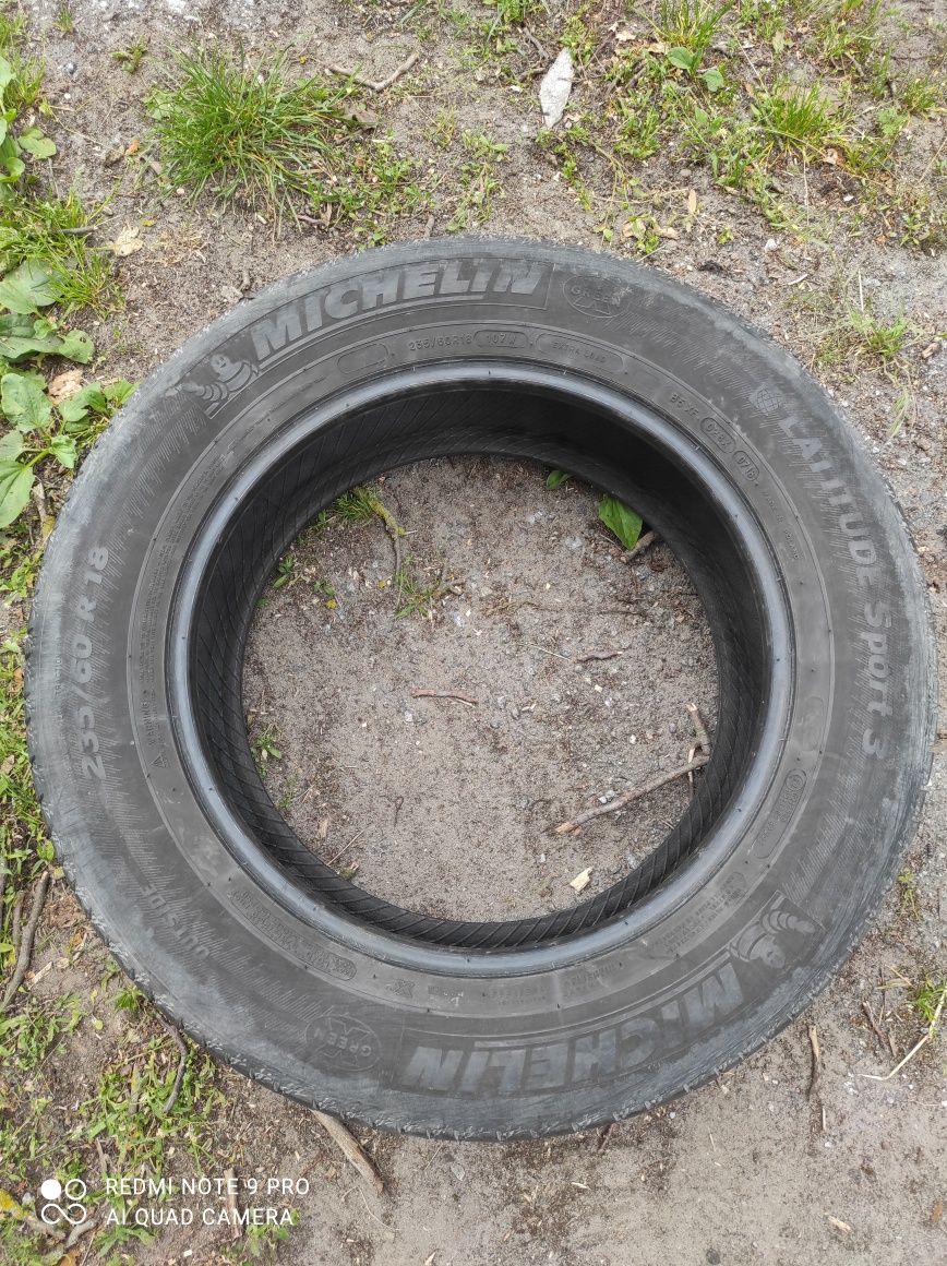 Продам шину MICHELIN LATITUDE Sport 3 235/60R18